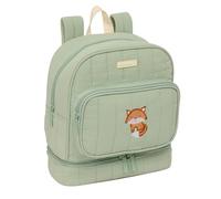 SAFTA PREESCOLAR ZORRITO - Mochila Nevera Guardería, Nevera para Frío y Calor, Nevera Fácil de Transportar, Nevera Impermeable, Nevera para Excursión, 22x10x27 cm