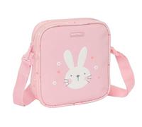 Safta PRESCUCOLAR BUNNY - Borsa a tracolla piccola, per bambini, ideale per bambini dai 5 ai 14 anni, comoda e versatile, qualità e resistenza, 16 x 4 x 18 cm, colore rosa, Rosa, Estándar, Casual