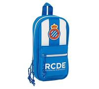 Safta - R.C.D. Espanyol 411753747 - Plumier Mochila con 4 estuches y útiles , 120 x 50 x 230 mm