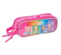 Safta Rainbow High Shine - Portatodo Doble Niño, Estuche Infantil, Estuche Niño, Ideal para Niños en Edad Escolar, Cómodo y Versátil, Calidad y Resistencia, 21x6x8 cm
