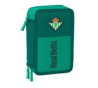Safta Real Betis BALOMPIÉ - Estuche Escolar con 37 Útiles Incluidos, Estuche Inf