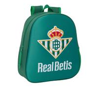 Safta REAL BETIS BALOMPIÉ - Mochila Escolar, con Diseño 3D, Adaptable a Carro, I