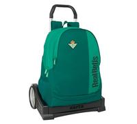 Safta REAL BETIS BALOMPIÉ - Mochila, Espalda Ergonómica, con Carro Evolution, Ideal para Niños de Diferentes Edades, Cómoda y Versátil, Calidad y Resistencia, 32x14x43 cm