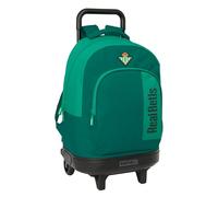 Safta REAL BETIS BALOMPIÉ - Mochila Grande con Ruedas, Compacta, Extraíble, Ideal para Niños de Diferentes Edades, Cómoda y Versátil, Calidad y Resistencia, 33x22x45 cm