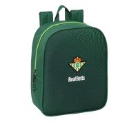 Safta REAL BETIS BALOMPIÉ - Mochila Guardería, Adaptable a Carro, Fácil Limpieza, Ideal para Niños de Diferentes Edades, Cómoda y Versátil, Calidad y Resistencia, 22x10x27 cm, Color Verde