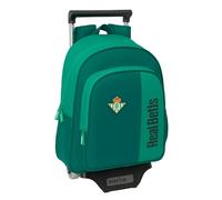 Safta REAL BETIS BALOMPIÉ - Mochila Infantil con Carro 705, Ideal para Niños de Diferentes Edades, Cómoda y Versátil, Calidad y Resistencia, 28x10x34 cm
