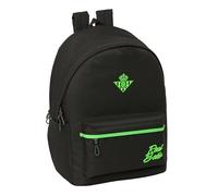 Safta Mochila para portátil REAL BETIS BALOMPIÉ 15,6" USB resistente, tejido reciclado 31x18x44 cm
