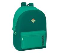 Safta REAL BETIS BALOMPIÉ - Mochila para Portátil 15.6" y USB, Ideal para Jóvenes de Diferentes Edades, Tejido Reciclado, Cómoda y Versátil, Calidad y Resistencia, 31x18x44 cm
