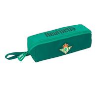 Safta REAL BETIS BALOMPIÉ - Portatodo Cuadrado Grande, Estuche Infantil, Estuche Niño, Ideal para Niños en Edad Escolar, Cómodo y Versátil, Calidad y Resistencia, 20x8x8 cm