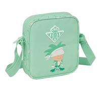 REAL BETIS BALOMPIÉ PREESCOLAR - Bandolera Pequeña, Bandolera Infantil, Bolso Niño, Ideal para Niños de 5 a 14 Años, Cómoda y Versátil, Calidad y Resistencia, 16x4x18 cm