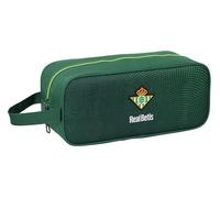 Safta Real Betis BALOMPIÉ - Zapatillero Mediano, Multiusos, Portatodo, Deporte, Extraescolares, Fútbol, Cómodo y Versátil, 34x14x15 cm, Color Verde