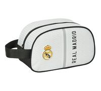 Safta Real Madrid 1ª attrezzatura 24/25 - Borsa scuola per bambini media con manico, borsa per bambini, adattabile al carrello, facile da pulire, comoda e versatile, 26 x 12 x 15 cm, colore