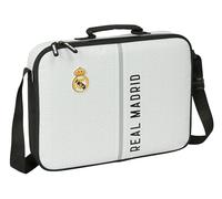 Safta Bolso bandolera 612454385 Real Madrid 1ª Equipación 24/25 6 L 38x6x28 cm Negro/Blanco