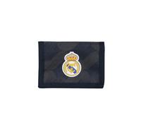 Safta Real Madrid 2ª EQUIPACIÓN 23/24 - Cartera Billetera con Cabecera, Cartera Billetera, Monedero, Cómoda y Versátil, Calidad y Resistencia, 12.5x9.5 cm, Color Azul Marino