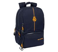 Safta REAL MADRID 2ª EQUIPACIÓN 24/25 - Mochila para Pádel, Mochila de Deporte, Ideal para Diferentes Edades, Cómoda y Versátil, Calidad y Resistencia, 30x17x42 cm, Color Azul Marino