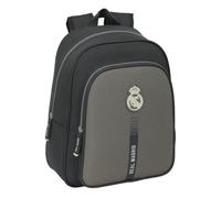 Safta Mochila escolar infantil REAL MADRID 3ª EQUIPACIÓN 24/25 cómoda y resistente 27x10x33 cm