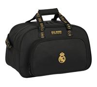 Safta REAL MADRID 3ª EQUIPACIÓN - Bolsa de Deporte, Mochila, Ideal para Niños de Diferentes Edades, Cómoda y Versátil, Calidad y Resistencia, 40x23x24 cm, Color Negro