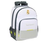 Safta Mochila Escolar REAL MADRID EQUIPACIÓN 25/26 – Para niños, cómoda y resistente 32x16x42 cm