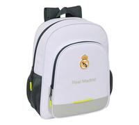 Safta REAL MADRID EQUIPACIÓN 25/26 - Mochila Escolar Niño, Mochila Infantil, Adaptable a Carro, Ideal para Niños en Edad Escolar, Cómoda y Versátil, Calidad y Resistencia, 32x12x38 cm