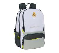 Safta REAL MADRID EQUIPACIÓN 25/26 - Mochila para Pádel, Mochila de Deporte, Ideal para Diferentes Edades, Cómoda y Versátil, Calidad y Resistencia, 30x17x42 cm