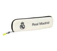 Safta Real Madrid EQUIPACIÓN 25/26 - Portatodo Estrecho Silicona, Estuche Infantil, Estuche Niño, Ideal para Niños en Edad Escolar, Cómodo y Versátil, Calidad y Resistencia, 20x2x5.5 cm