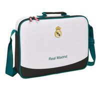 REAL MADRID EQUIPACIÓN 26/27 - Cartera Extraescolares, Maletín Portatodo, Bandolera, Cómoda y Versátil, Calidad y Resistencia, 38x6x28 cm