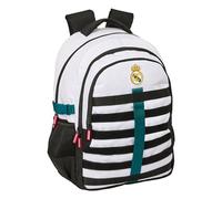 REAL MADRID EQUIPACIÓN 26/27 - Mochila Cross Doble, para Uso Diario, Ideal para Niños de Diferentes Edades, Cómoda y Versátil, Calidad y Resistencia, 34x15x46 cm
