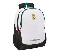 Safta Mochila escolar infantil REAL MADRID Equipación 26/27 — cómoda, versátil, 32x16x44 cm