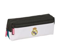 REAL MADRID EQUIPACIÓN 26/27 - Portatodo Triple Pequeño, Ideal para Niños en Edad Escolar, Cómodo y Versátil, Calidad y Resistencia, 22x6x8.5 cm