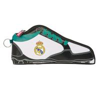 REAL MADRID EQUIPACIÓN 26/27 - Portatodo Zapatilla Escolar, Ideal para Niños en Edad Escolar, Cómodo y Versátil, Calidad y Resistencia, 24x2x10 cm