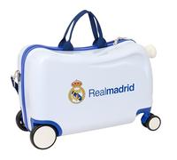 REAL MADRID EQUIPACIÓN 26/27 - Trolley Infantil, Maleta con Ruedas, Candado de Seguridad, Maleta Ligera, 44x21x27 cm