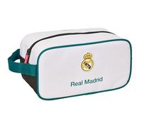 Real Madrid EQUIPACIÓN 26/27 - Zapatillero Mediano, Multiusos, Portatodo, Deporte, Extraescolares, Fútbol, Cómodo y Versátil, 29x14x15 cm
