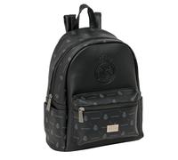 REAL MADRID - Mini Mochila para Uso Diario, Ideal para Niños de Diferentes Edades, Cómoda y Versátil, Calidad y Resistencia, 24x12x28 cm