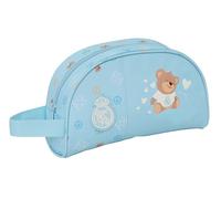 Safta REAL MADRID PREESCOLAR AZUL - Neceser Grande Niño, Neceser Infantil, Adaptable a Carro, Ideal para Niños de 5 a 14 Años, Cómodo y Versátil, Calidad y Resistencia, 26x16x9 cm