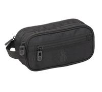 Safta REAL MADRID PREMIUM - Bolsa para Portátil, Mochila, Ideal para Niños de Diferentes Edades, Cómodo y Versátil, Calidad y Resistencia, 21x10x8 cm, Color Negro