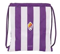 Safta REAL VALLADOLID - Mochila Saco Plano Grande, Mochila, Ideal para Niños de Diferentes Edades, Cómoda y Versátil, Calidad y Resistencia, 35x40 cm, Color Morado