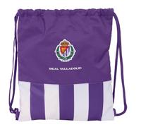 REAL VALLADOLID - Mochila Saco Plano Grande, Mochila, Ideal para Niños de Diferentes Edades, Cómoda y Versátil, Calidad y Resistencia, 35x40 cm