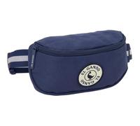 SAFTA | Riñonera El Ganso Jeans, Compartimento Principal Gran Formato con Cremallera, Cinturón Ajustable con Cierre de PVC, Color Azul Marino, Medidas 23x9x14 cm