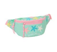 SAFTA | Riñonera Escolar SAFTA Estrellas, Compartimento Principal Grande con Cremallera, Bolsillo Frontal con Cremallera, Cinta Ajustable con Cierre PVC, Infantil y Juvenil, Medidas 23x9x12 cm