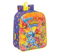 Safta-S4306424 Mochila Guarderia Adapt.Carro Superthings Guardians of Kazoom 22X27X10Cm, Multicolor, Talla única (612270232)