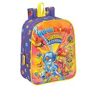 Safta-S4306424 Mochila Guarderia Adapt.Carro Superthings Guardians of Kazoom 22X27X10Cm, Multicolor, Talla única (612270232)