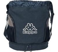 Safta | Saco Deportivo Kappa Dark Navy Tipo Mochila, Cierre con Cordones y Cintas Ajustables, Compartimento Inferior con Cremallera 2 Direcciones, Medidas 34x15x43 cm