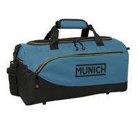 SAFTA | Saco Deportivo Munich con Bandolera Ajustable y Extraíble, Cremallera Principal con Doble Tirador, Bolsillo Frontal Gran Formato, Laterales con Cremallera, Medidas 50x25x25 cm