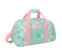 SAFTA | Saco Deportivo Safta Estrellas, Bolsa de Deporte Infantil y Juvenil con Bandolera Ajustable y Extraíble Acolchada, Bolsillo Frontal con Cremallera, Medidas 50x20x26 cm