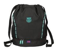Safta | Saco Mochila Deportivo FC Barcelona 3ª Equipación, Compartimento Inferior con Cremallera 2 Direcciones, Bolsillo Interior, Laterales Portabotellas y Cremallera, Medidas 34x15x43 cm