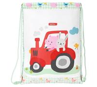 Safta Saco Plano Junior Fácil Limpieza Preescolar Granja, 260x10x340 mm, Multicolor, Estándar (642292855)