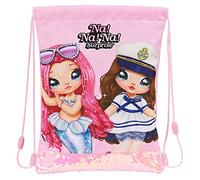 Safta Saco plano Junior Nanana Sparkles 26 x 34 x 1 cm Multicolor