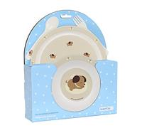 Safta Safta-M933 Set, Pack, Plato, Cubierto, Bebé, Iniciación, Comida, Cómodo y Versátil, 22.5x5.5x26, sólido, Color Beige, Estándar (M933)