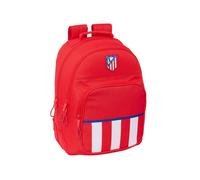 Safta Safta - Mochila doble adaptable a carro Atlético de Madrid rojo. Rojo