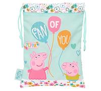 Safta-Saquito Merienda Peppa Pig Cosy Corner 20 X 25 cm, Multicolor (812290237)